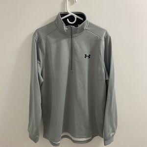 Men’s Light grey Under Armour Cold Gear quarter zip up